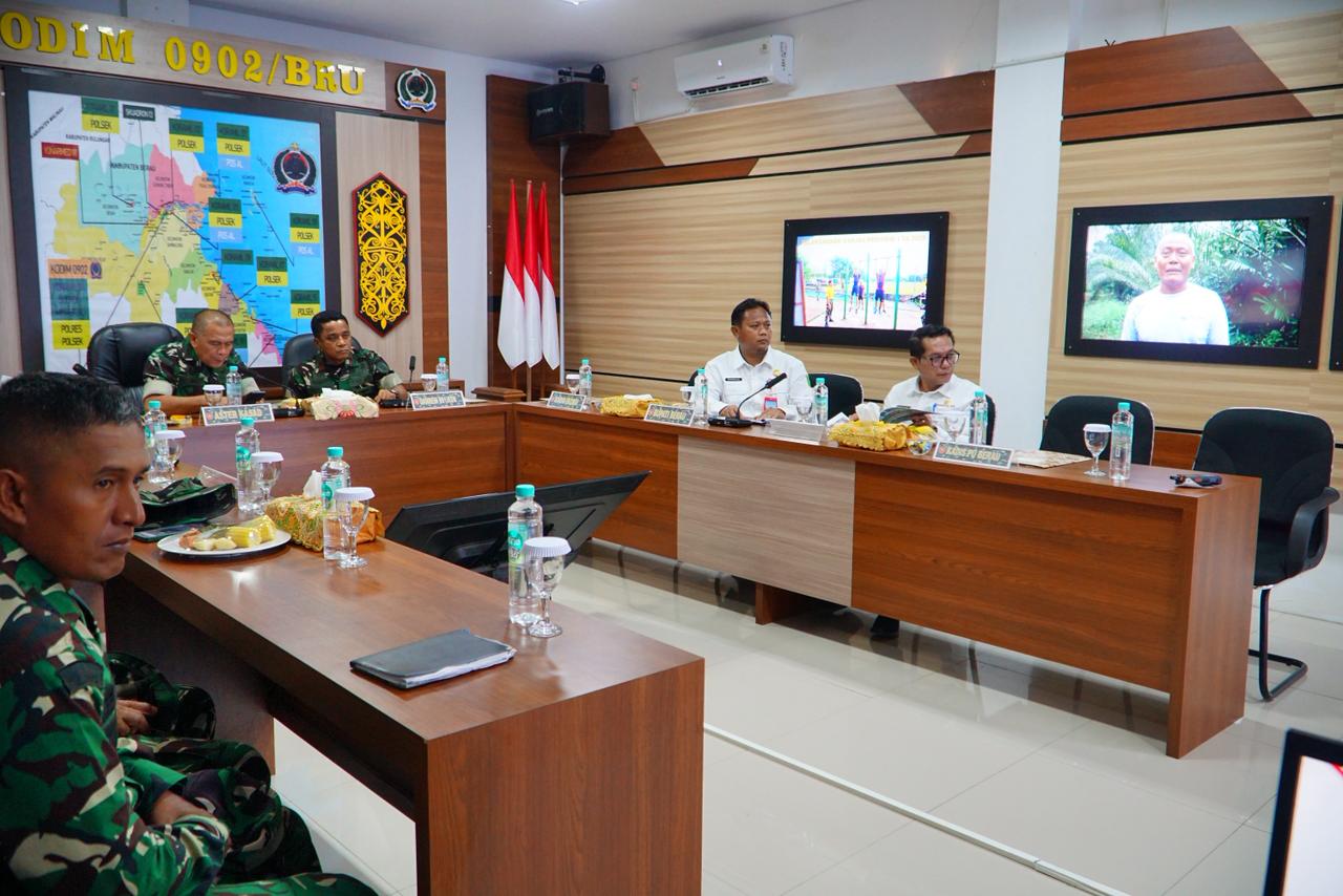 Wujudkan Pemerataan Pembangunan melalui TMMD, Pemkab Berau Kolaborasi bersama TNI