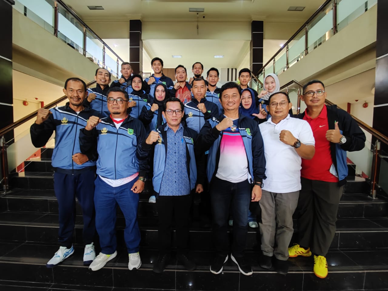 Pelepasan Atlet Pornas Ke XVII KORPRI, Berau Target Tiga Emas di Cabor Tenis Lapangan.