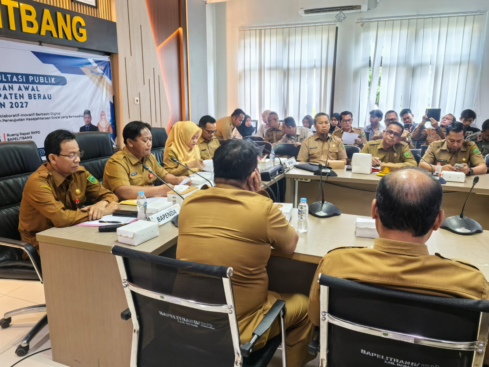 Sekda Buka Forum Konsultasi Publik Bahas Ranwal RKPD Berau 2027