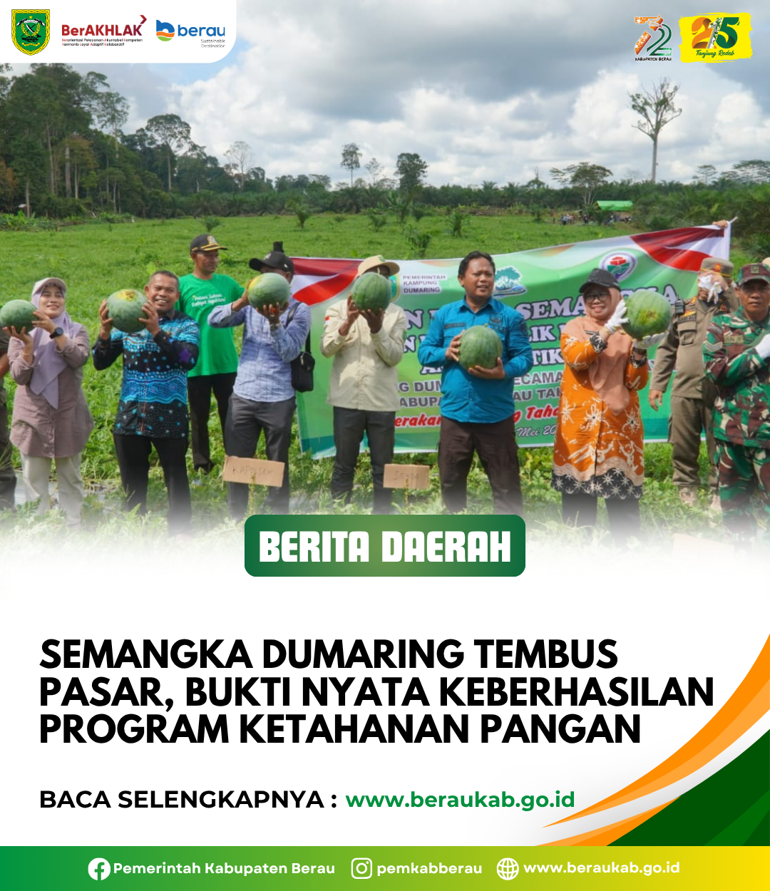 Semangka Dumaring Tembus Pasar, Bukti Nyata Keberhasilan Program Ketahanan Pangan