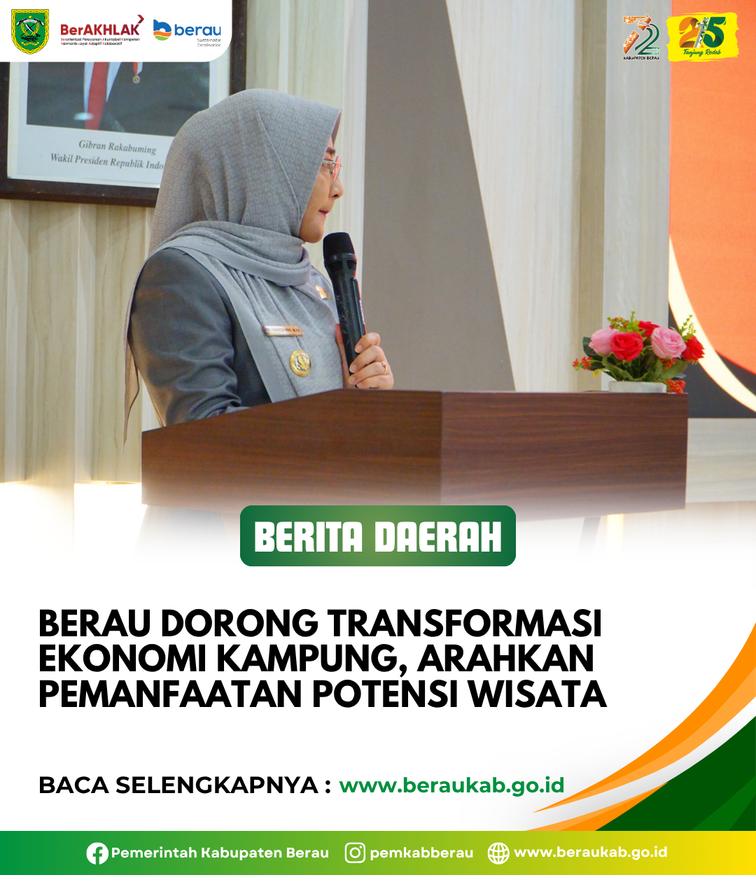 Berau Dorong Transformasi Ekonomi Kampung, Arahkan Pemanfaatan Potensi Wisata