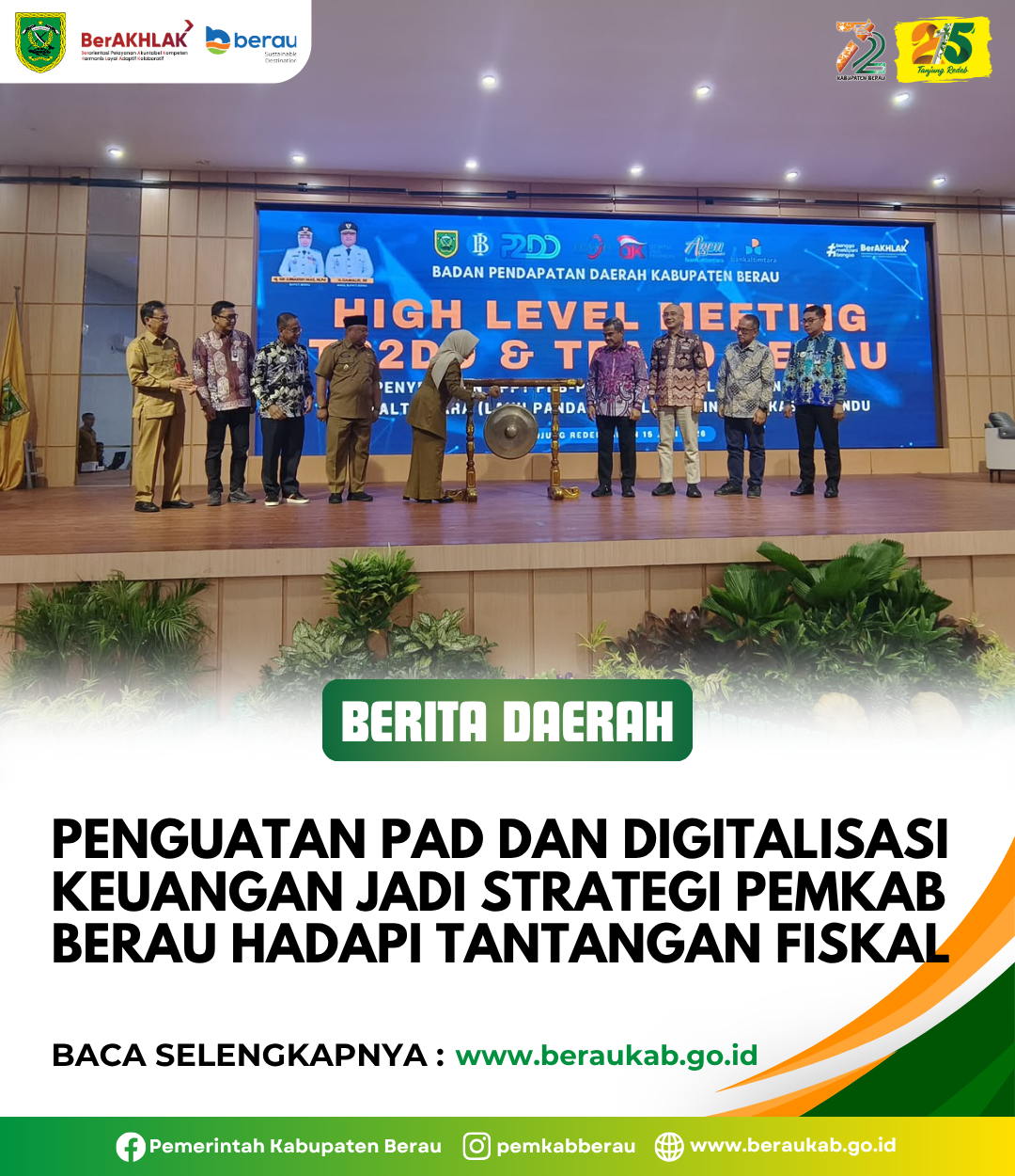 Penguatan PAD dan Digitalisasi Keuangan Jadi Strategi Pemkab Berau Hadapi Tantangan Fiskal
