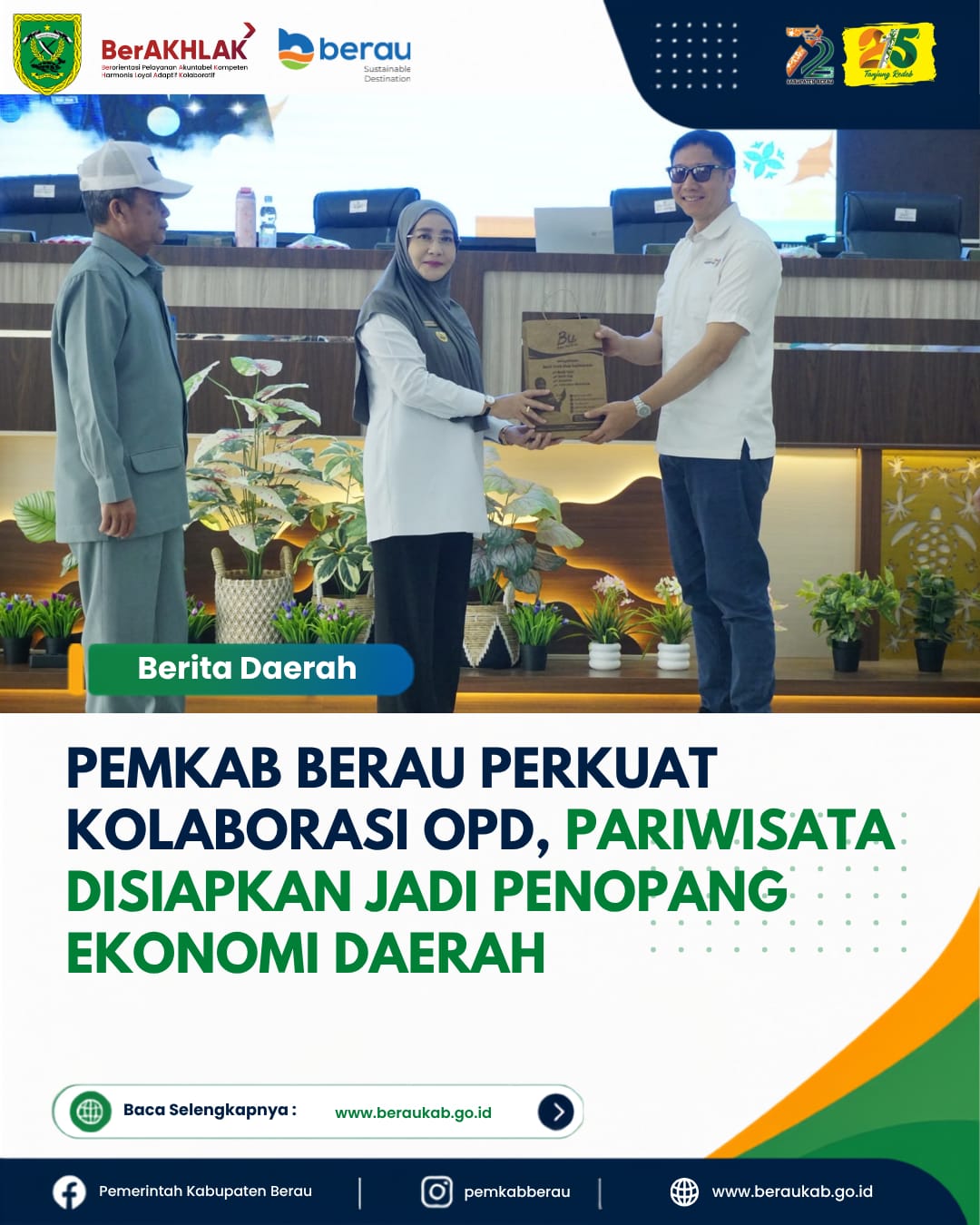 Pemkab Berau Perkuat Kolaborasi OPD, Pariwisata Disiapkan Jadi Penopang Ekonomi Daerah